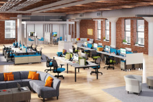 Contemporary office furniture for offices with open layouts