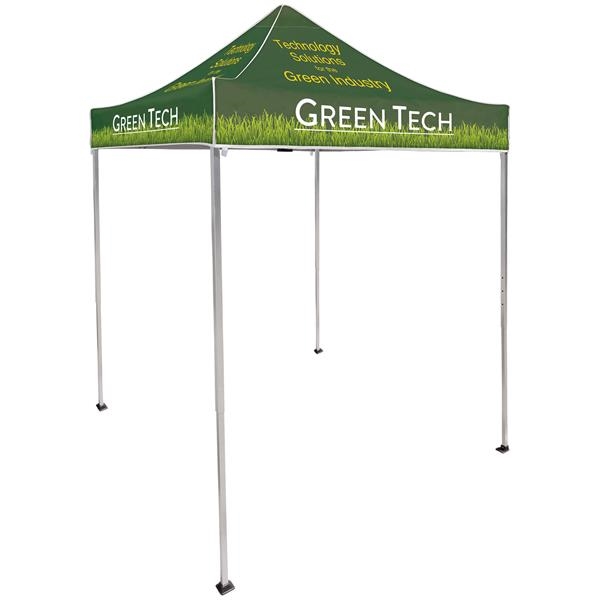 Promotional pop up tent with Green theme