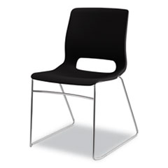 Motivate High- Density Stacking Chair in black